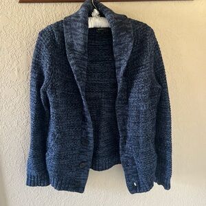 Express Blue Men's Cardigan Sweater
